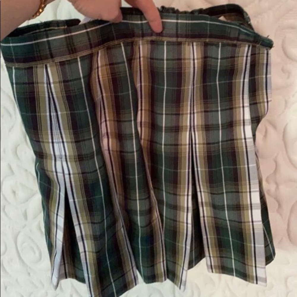 Edison plaid uniform skirt size 10